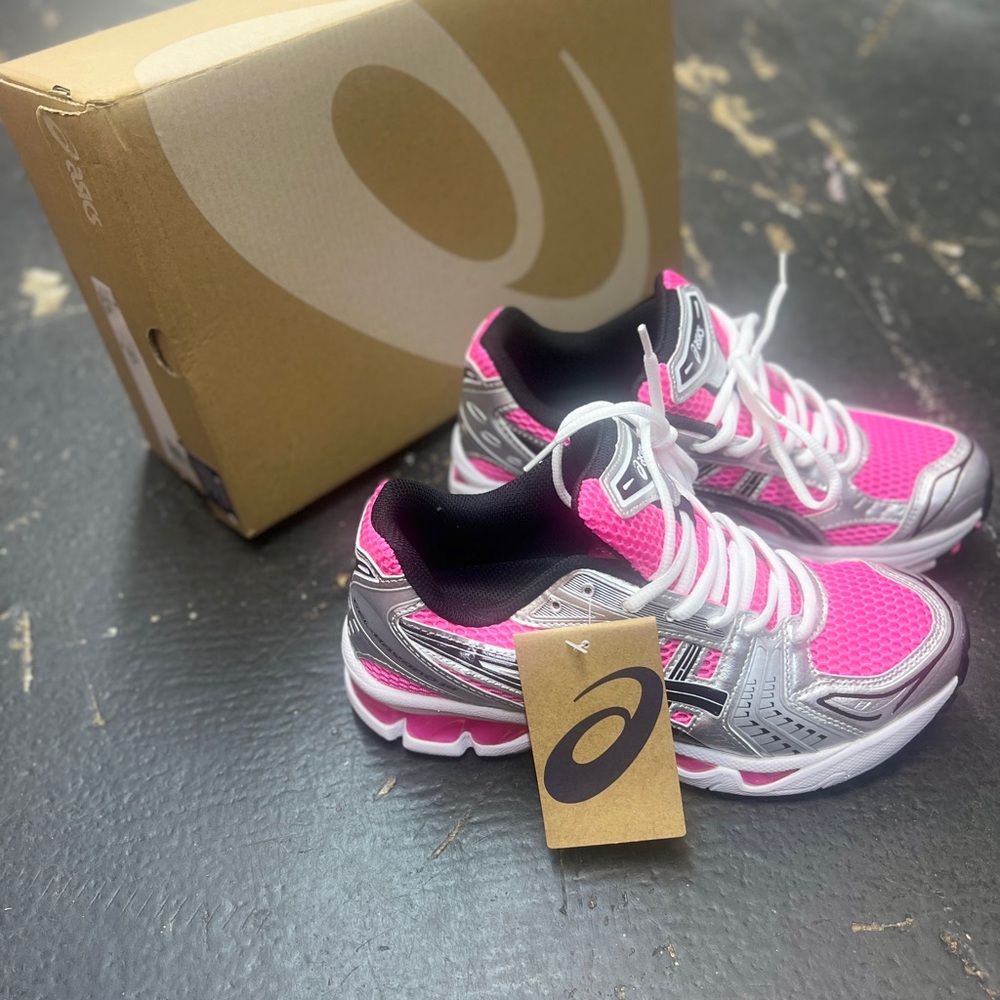 ASICS Gel Kayano 14 Pink Glo Black Sneakers - Picture 3 of 11